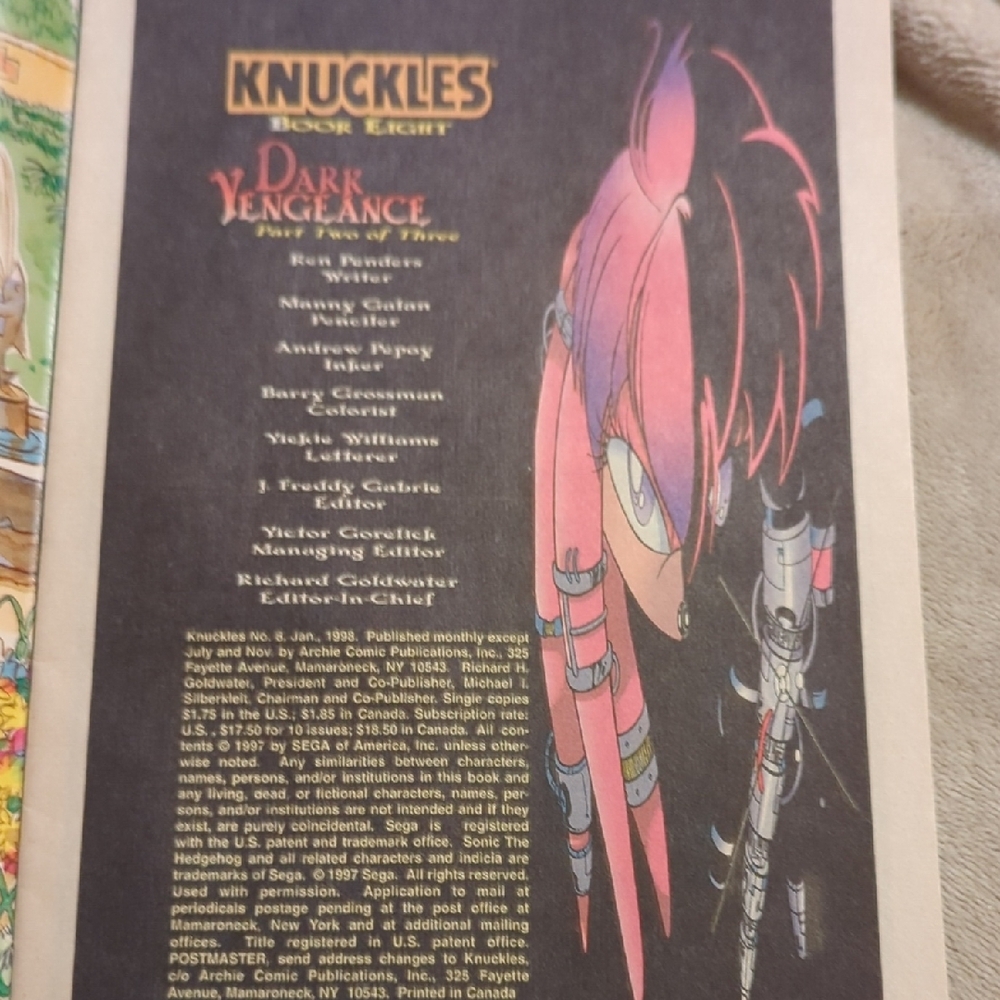 Knuckles Comic Book - Multicolor - Picture 4 of 9